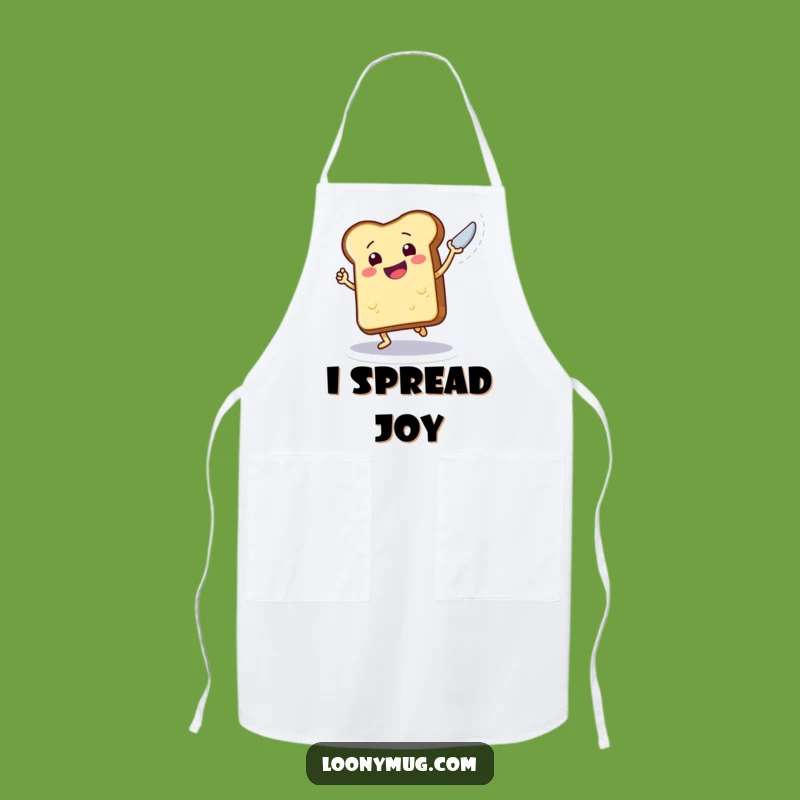 Funny Toast Kitchen Dancer Apron - Cook with Glee!