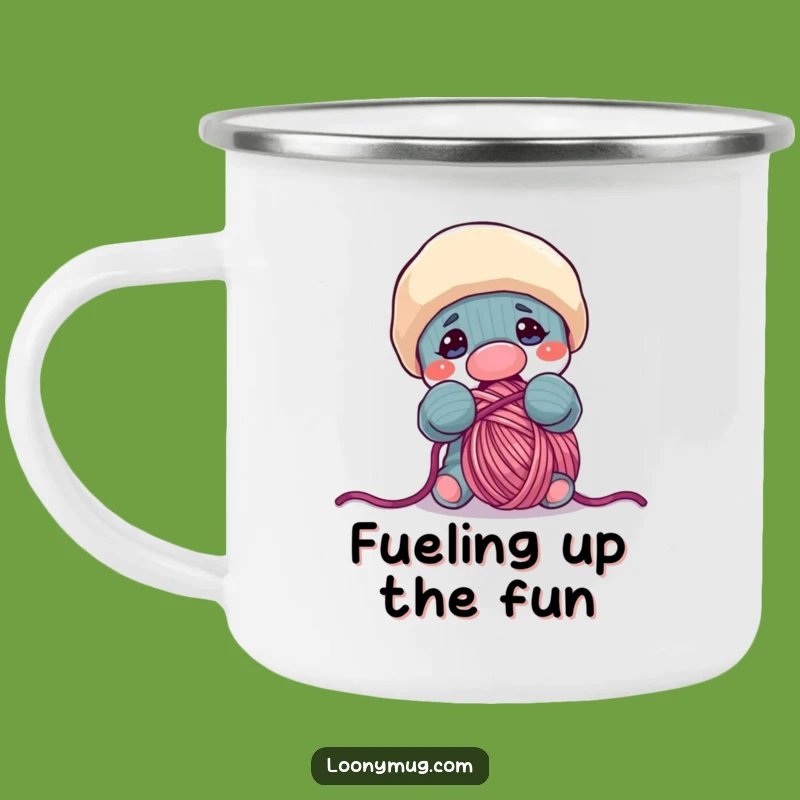Durable Funny Sock Puppet Camp Mug - Adventure Fuel!