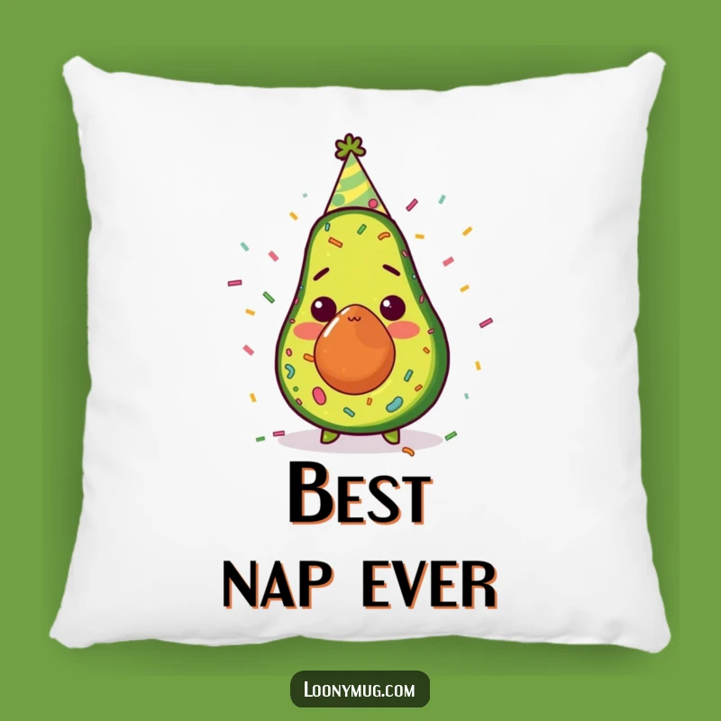 Funny Avocado Party Surprise Pillow: Snuggle Up with This Hilarious Decor