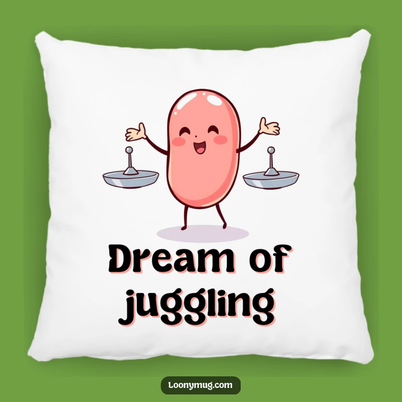 Funny Wobbly Jelly Bean Pillow: Comfy Juggling Act, Cozy Funny Gift