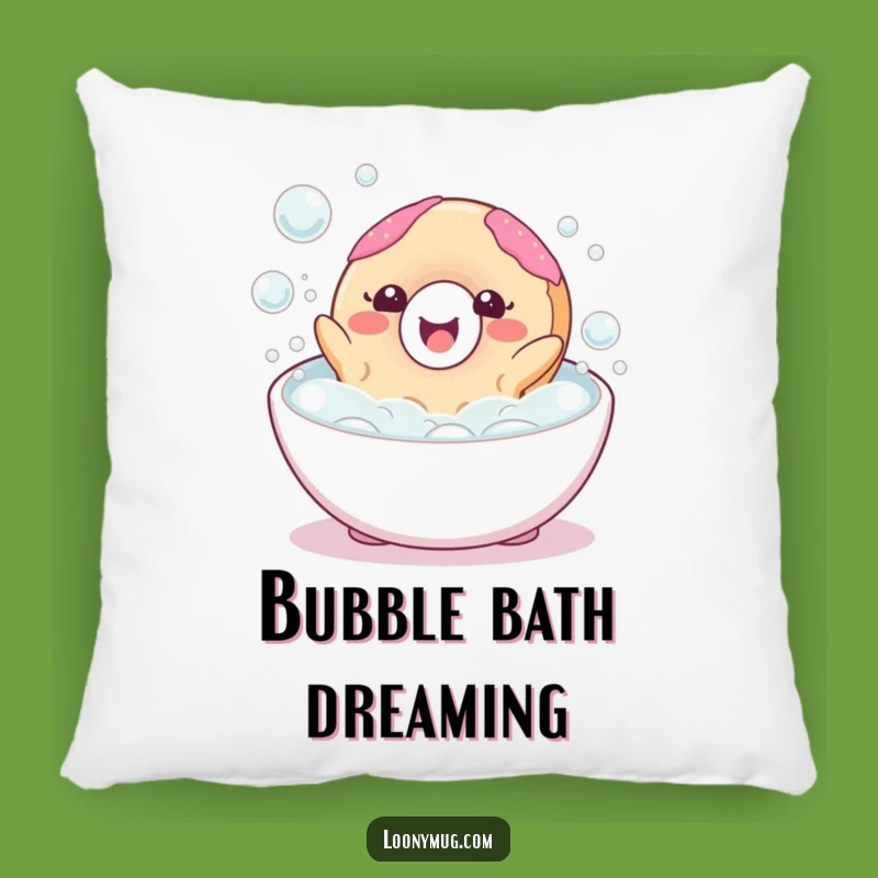 Funny Happy Donut Bubble Bath Pillow: Comfy Bliss for Your Home