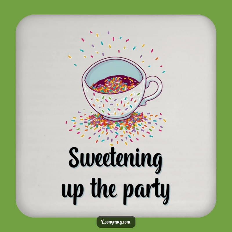 Funny Sprinkle Coaster - Party Teacup Protection Set