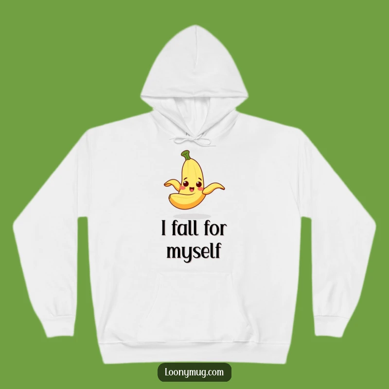 Cozy Funny Slipping Banana Hoodie: Stay Warm While Reliving Classic Gags