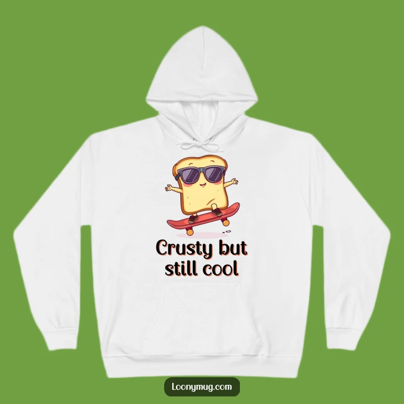 Cozy Funny Toast Hoodie - Warm Skater Bread Gift Apparel