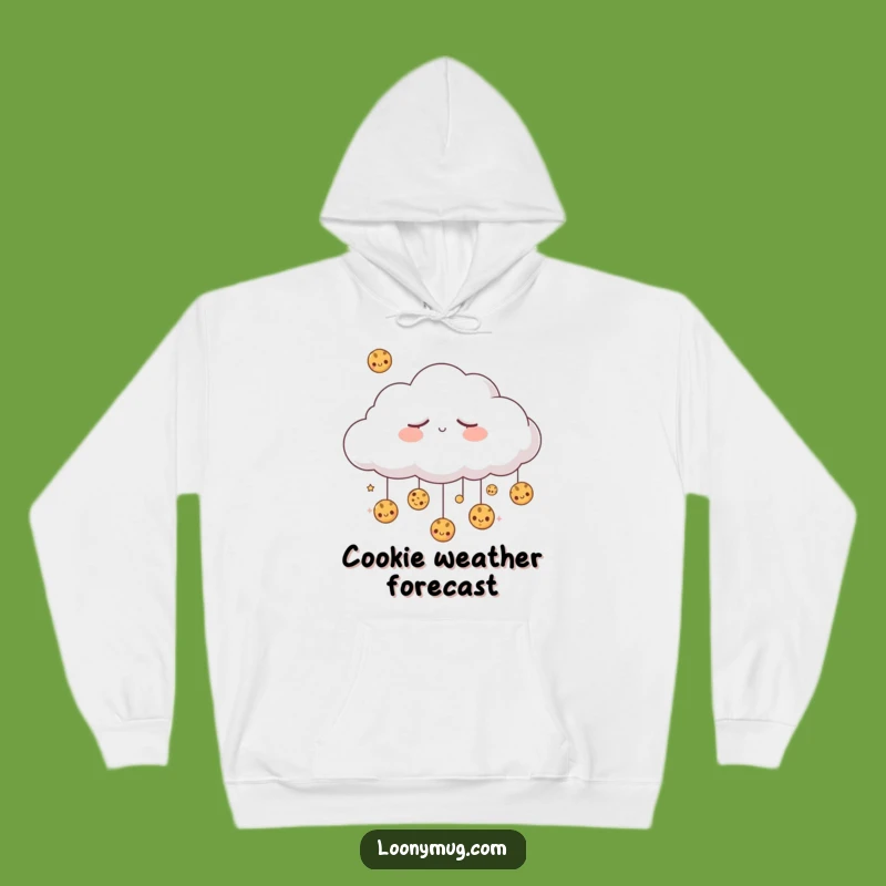 Funny Sleepy Cloud Cookie Rain Hoodie - Cozy Comfort & Sweet Dreams Gear!