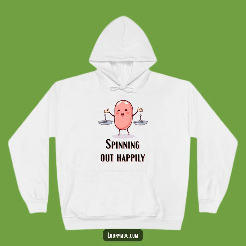 Funny Wobbly Jelly Bean Hoodie: Cozy Chaos, Comfy Funny Gift