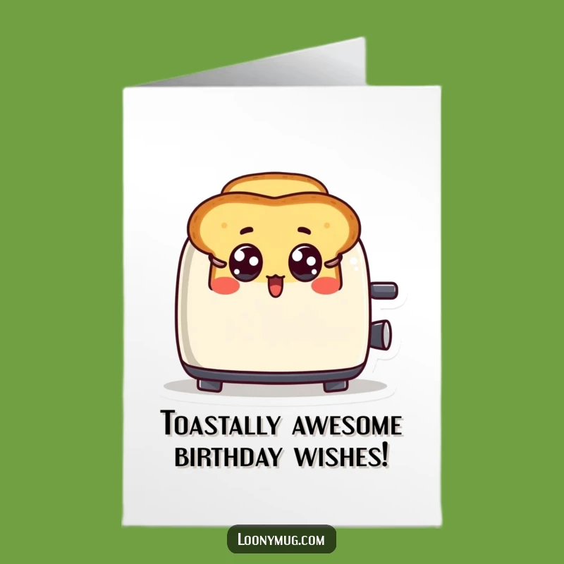 Surprised Toast Funny Birthday Card - Free Printable Downloadable Greeting