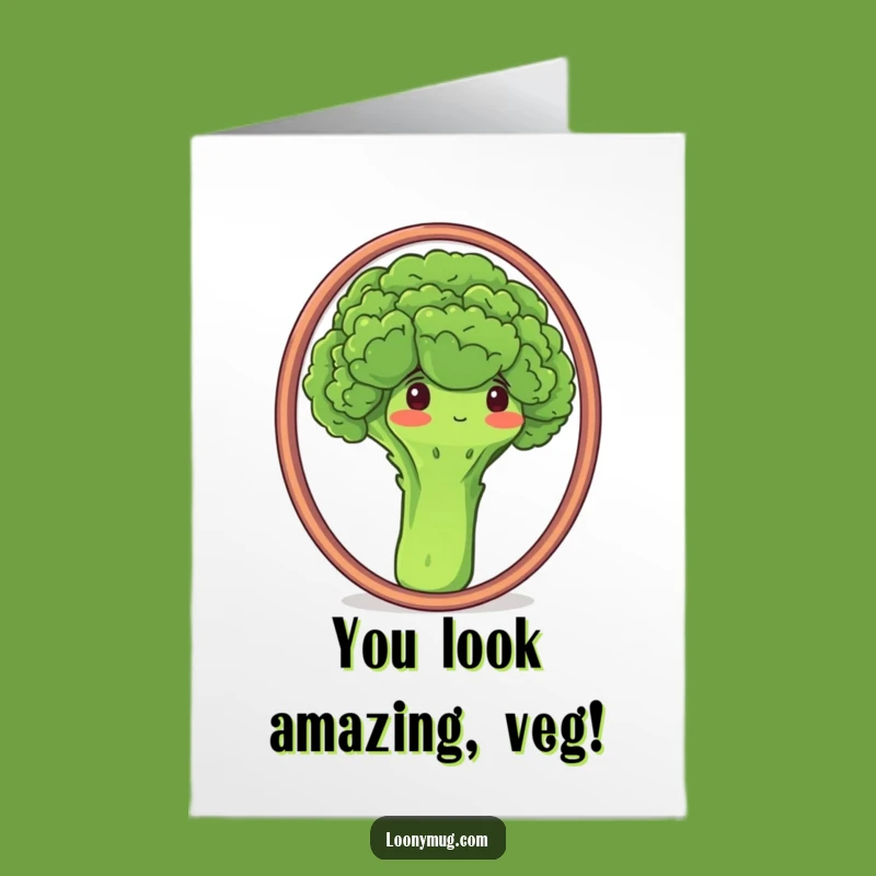 Free Printable Congrats Card: Broccoli's Flourishing Success Downloadable Gift