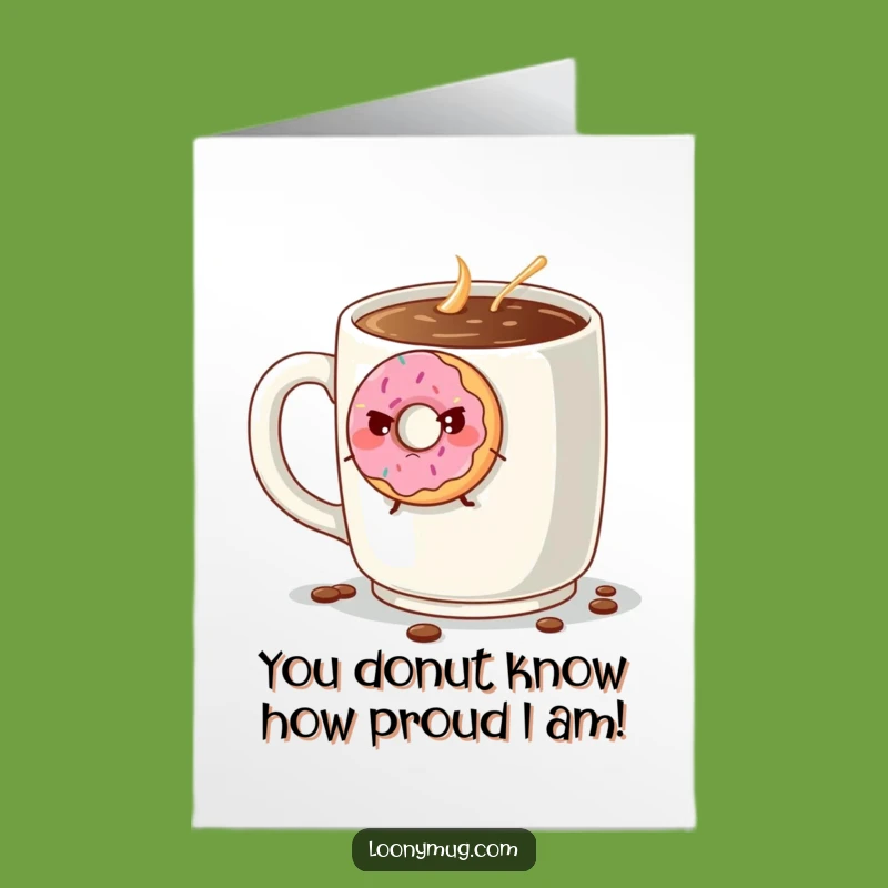 Free Printable Grumpy Donut Congrats Card - Funny Downloadable Gift for Any Occasion