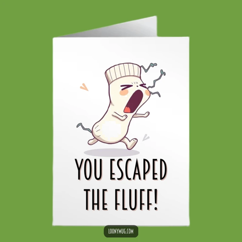 Free Printable Sock Congrats Card: Yawn, Lint Monster, Downloadable Funny Gift
