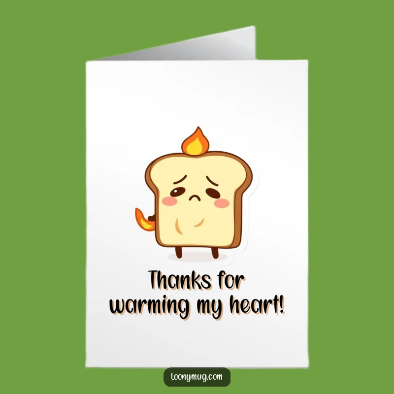 Free Printable Thank You Card: Toast's Fiery Thanks Download