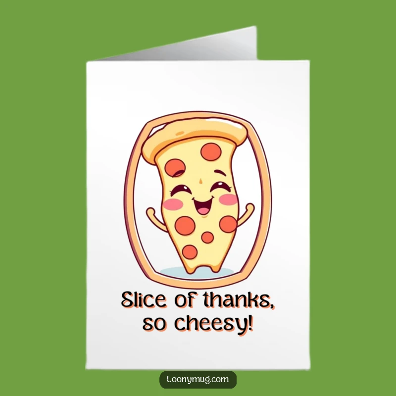 Free Printable Pizza Thank You Card: Silly Faces & Funny Downloadable Gift!