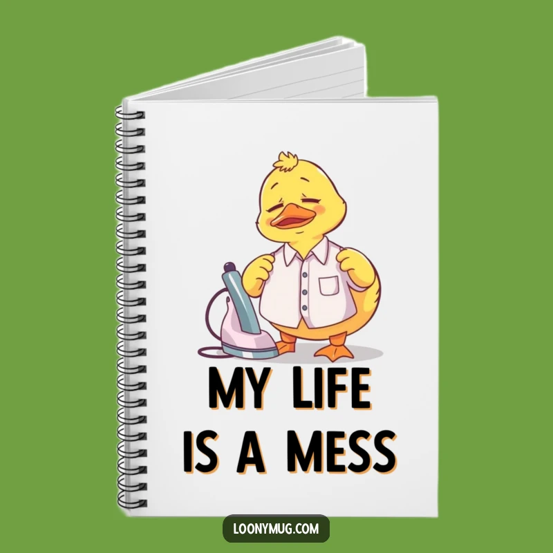 Funny Rubber Duck Ironing Notebook: Jot Down Thoughts with This Hilarious Journal