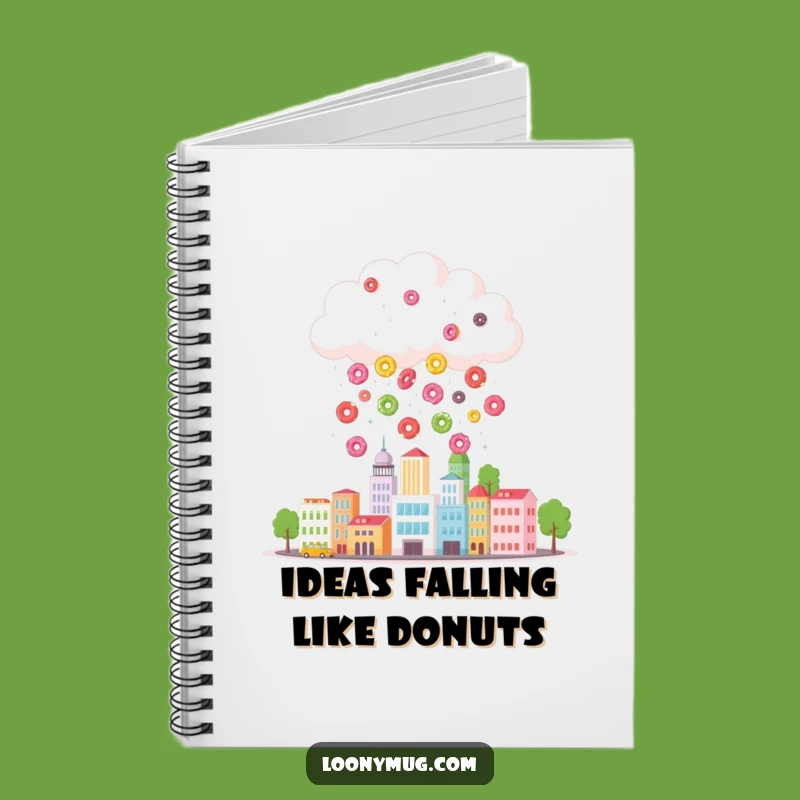 Funny Donut Cloud Notebook: Jot Down Ideas with Sweet, Whimsical Humor
