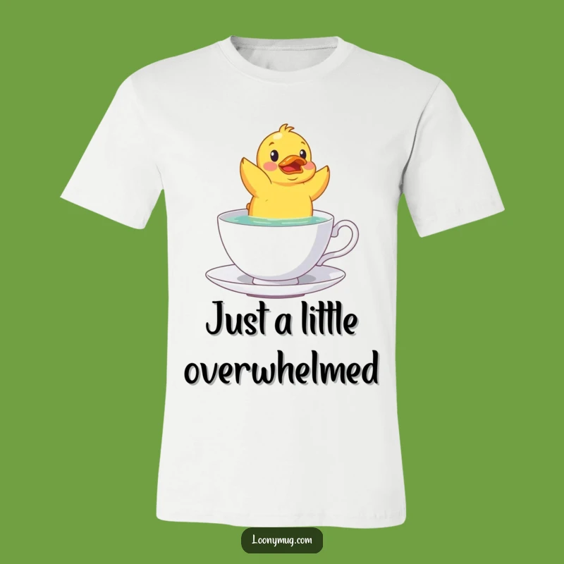 Funny Rubber Duck Teacup T-Shirt: Wear Your Surprise with This Hilarious and Quirky Tee